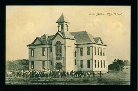 Picture Postcard - Lake Arthur, Louisiana - Lake Arthur High School ca 1907 Picture Postcards ...