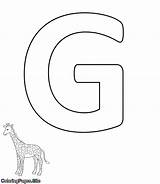 G letter Online coloring Page  Coloring Pages sketch template