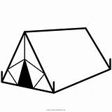 Tent Coloring Page  Free tent For Kids Ultra sketch template