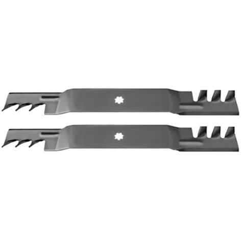 2-Pack 592-615 Toothed Mulching Blades Fits John Deere 42" - Walmart.com