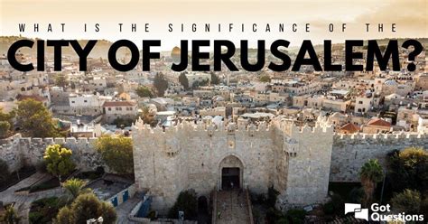 City Of Jerusalem In The Bible