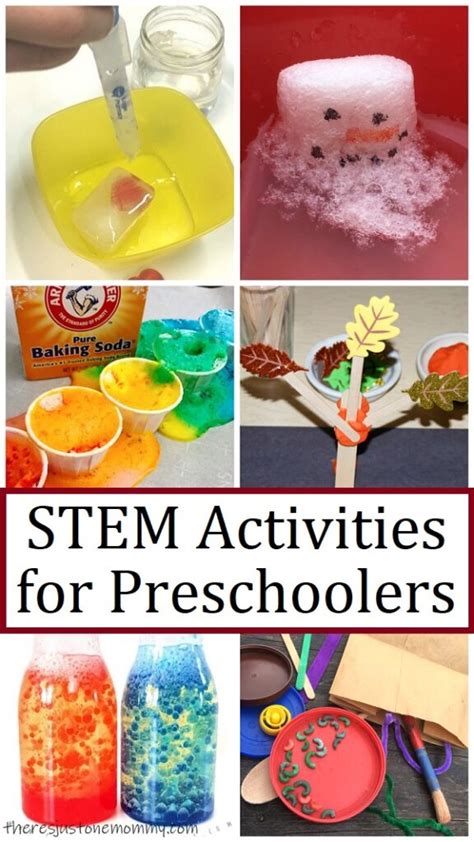 STEM Activities for Preschoolers | There's Just One Mommy