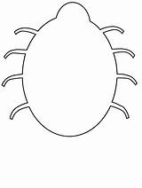 Simple shapes  Bug Coloring Pages Page Book sketch template