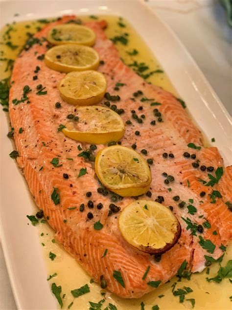 Salmon with Lemon and Capers – The Tiny Fairy