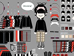 Dress Up EMO Girl Game - Play online at Y8.com