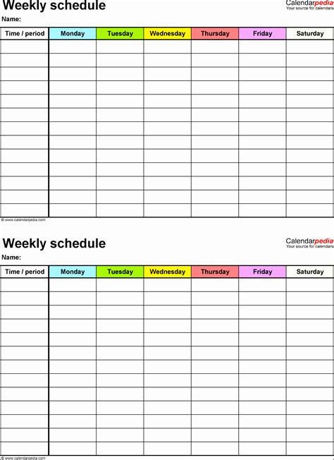 11 Editable Daily Work Schedule - SampleTemplatess - SampleTemplatess