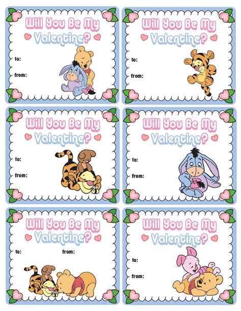 Winnie the Pooh Valentines