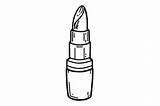 Lipstick Coloring Pages For Kids Graphic By MyCreativeLife · Creative  sketch template