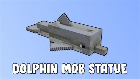 Dolphin Mob Statue Minecraft Map in 2024 | Minecraft statues, Statue ...