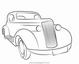 Oldtimer Packard Coloring Page For Kids  Free Vintage Cars Printable sketch template