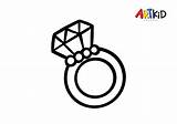 Ring Coloring Page sketch template