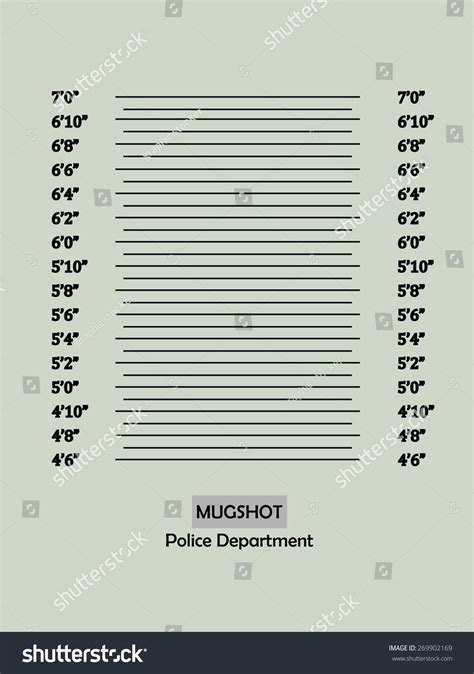 Police Lineup Mugshot Backgroundmugshot Vectorvector Illustration Stock Vector (Royalty Free ...