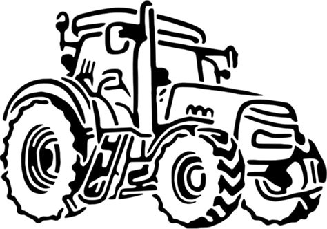 Tractor Stencil Printable Free - Printable Templates Free