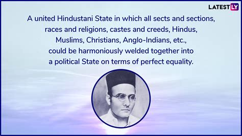 Veer Savarkar Jayanti 2019: Quotes on Religion, Nationalism and Unity ...