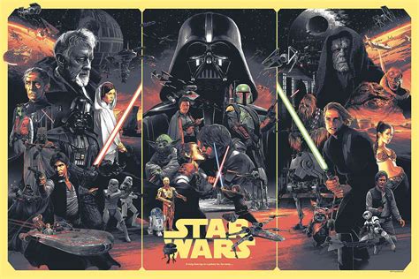 Star Wars original trilogy Gabz poster