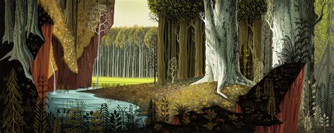 Sleeping Beauty concept art by Eyvind Earle : r/ImaginaryLandscapes