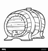 Keg Coloring Page sketch template