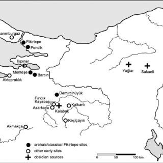 Neolithic Sites in northwest Turkey. | Download Scientific Diagram