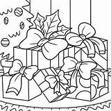 Christmas Gifts Coloring Page For Kids 8944125 Vector Art At Vecteezy sketch template