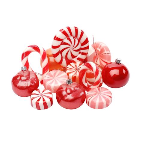 Candy Christmas Ornaments, Christmas Ornaments, Ornament, Decoration PNG Transparent Image and ...
