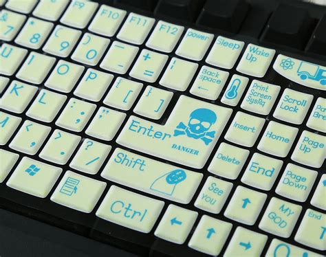 Skull Keyboard Sticker DIY 3D Foam Desktop Keyboard Decal - Etsy