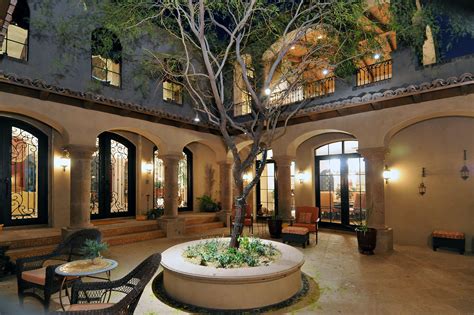 Spanish Style Homes with Courtyards | Spanish Colonial Estate - Luxury Calvis Wyant Homes ...