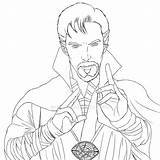 Doctor Strange  Free Coloring Pages sketch template