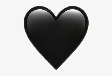 Black Heart Emoji PNG Images | PNG Cliparts Free Download on SeekPNG