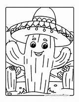27 Cactus Coloring Pages Free PDF Printables  Simply Love sketch template