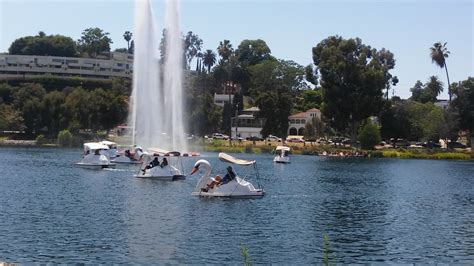 Swan rides at the Lotus Festival at Echo Park Lake | Flickr