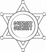 Sheriff Badge coloring Page  Free Printable Coloring Pages sketch template