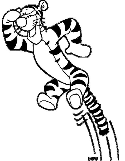 Tigger Line Drawing at GetDrawings | Free download