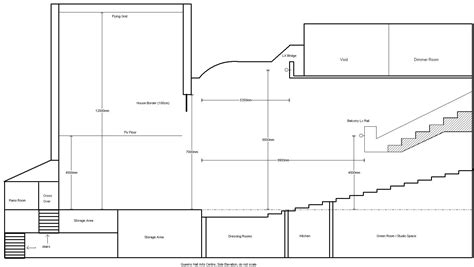 proscenium stage dimensions - Google Search