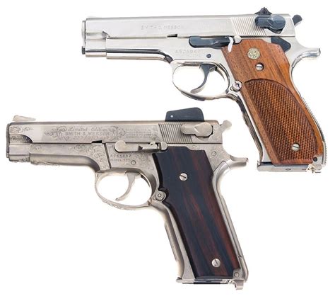 Two Smith & Wesson Semi-Automatic Pistols -A) Smith & Wesson Model 39-2 Semi Automatic Pistol B) Ra