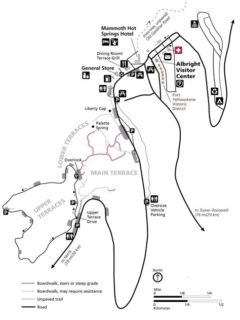 Accessibility around Mammoth Hot Springs - Yellowstone National Park (U ...