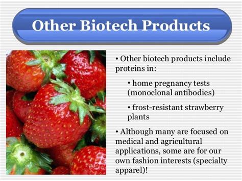 Product of modern biotechnology