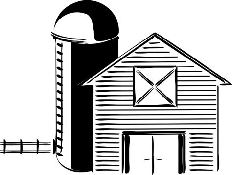 Free vector graphic: Black, White, Barn, Farm, Various - Free Image on ...