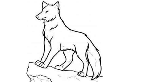 Easy Wolf Drawing at GetDrawings | Free download