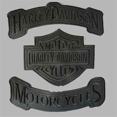 Harley Davidson Embroidered Patches - Motorcycle Patches Capital Digitizing