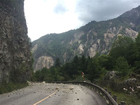 Landslides and dam damage resulting from the Jiuzhaigou earthquake (8 August 2017), Sichuan ...