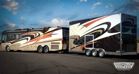 Motorhome Wrap Graphics - Wolf Designs