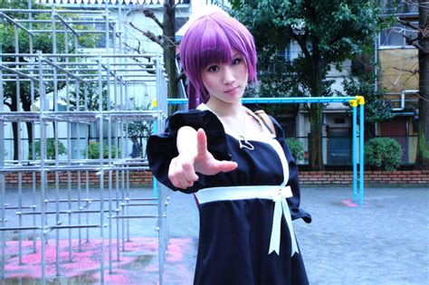 Cosplay Photos in Zip: Bakemonogatari Hitagi Senjougahara Cosplay by AI