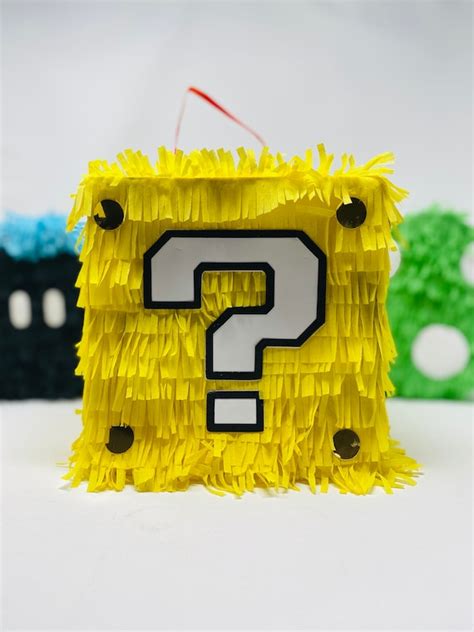 Mystery Block Piñata Mario Bros Question Block - Etsy Canada