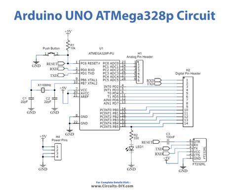 Atmega328p Circuit Diagram