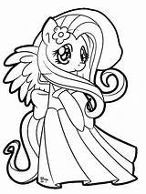 Fluttershy coloring pages sketch template