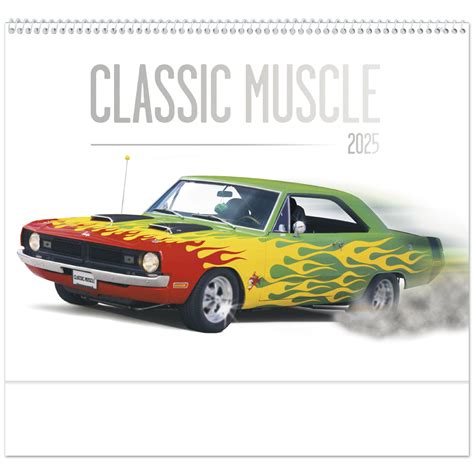 Muscle Car Calendars 2024 Wall - Maura Sherrie