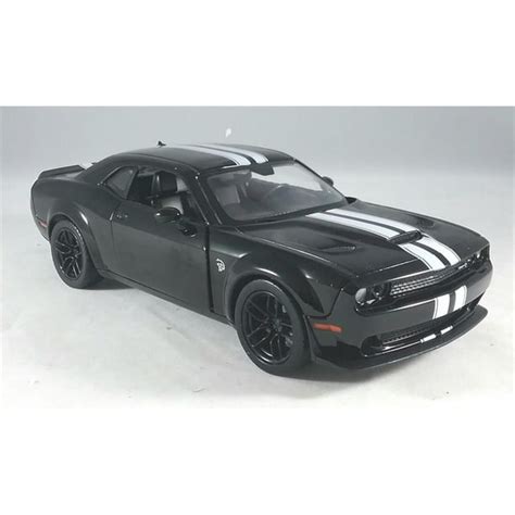 2018 Dodge Hellcat Diecast Model Car in Black 1:24 Scale by Motormax - Walmart.com - Walmart.com