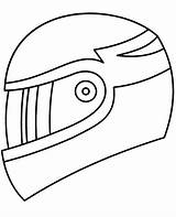 Printable Motorbike helmet coloring Page sketch template