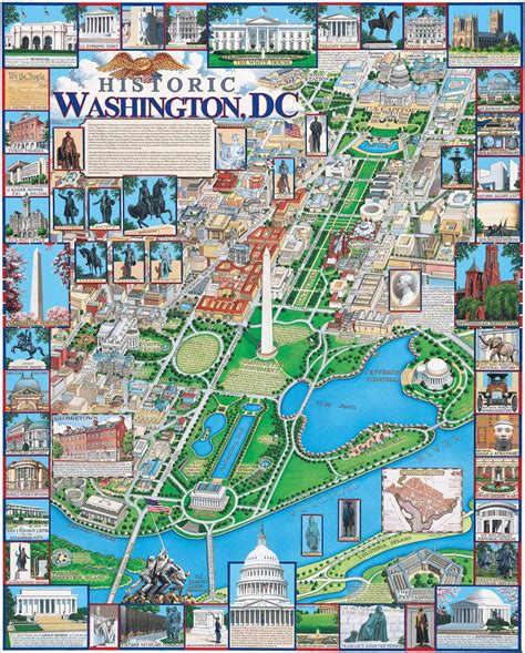 Map Of Washington Dc Monuments