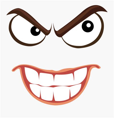 Sinister Smiley Face Clip Arts - Evil Face Png , Free Transparent ...